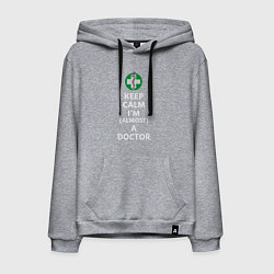Мужская толстовка-худи Keep calm I??m a doctor