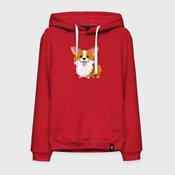 Мужская толстовка-худи Милый корги