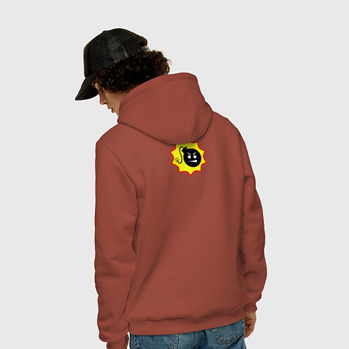 Мужская толстовка-худи Serious Sam 4 / Кирпичный – фото 4