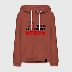 Мужская толстовка-худи Заправляет Игорь