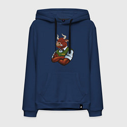 Мужская толстовка-худи Крутой бык mr Minotaur