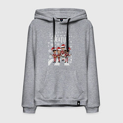 Мужская толстовка-худи Битлз Новогодний