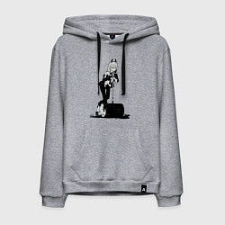 Мужская толстовка-худи Человек бензопила Пауэр