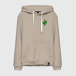 Мужская толстовка-худи Кактус