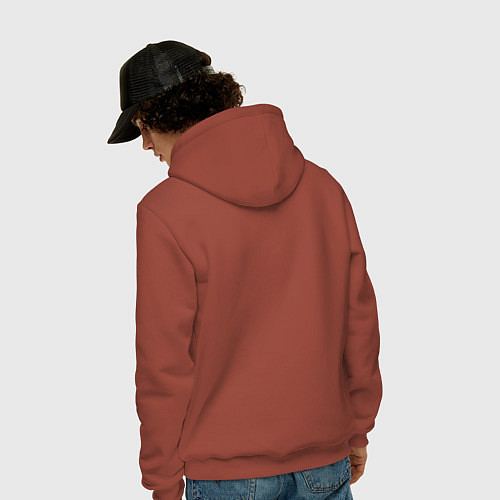 Мужская толстовка-худи Томура Шигараки / Кирпичный – фото 4