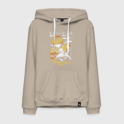 Мужская толстовка-худи Зеницу Агацума Kimetsu no Yaiba