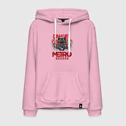 Мужская толстовка-худи Metro death DANGER противогаз