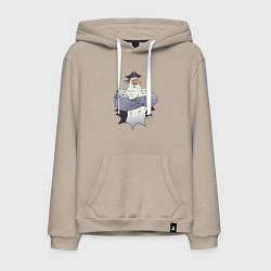 Мужская толстовка-худи Чайка Пират - Seagull Pirate