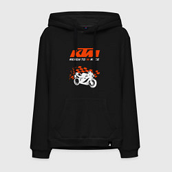 Мужская толстовка-худи KTM MOTORCYCLES КТМ МОТОЦИКЛЫ