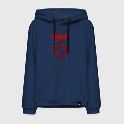 Толстовка-худи хлопковая мужская Slipknot Slip Goats Art, цвет: тёмно-синий