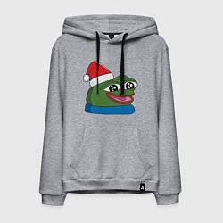 Мужская толстовка-худи Pepe, pepe happy, Пепе хеппи, pepe happy new year