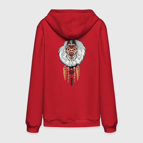 Мужская толстовка-худи Angry princess / Красный – фото 2