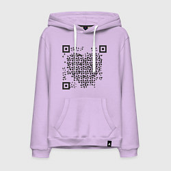 Мужская толстовка-худи QR Love