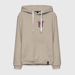 Мужская толстовка-худи Крошка Тина в кармане