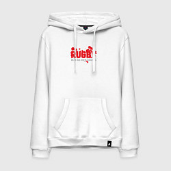 Мужская толстовка-худи Регби в моей крови