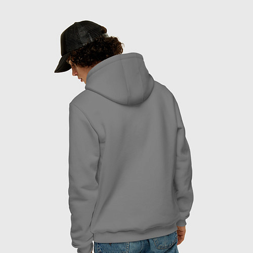 Мужская толстовка-худи Plants vs Zombies Морозный Горох / Серый – фото 4