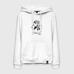 Мужская толстовка-худи Александр Пушкин автограф