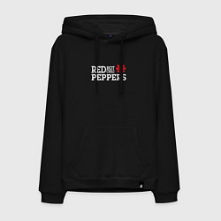 Толстовка-худи хлопковая мужская RHCP Logo Red Hot Chili Peppers, цвет: черный