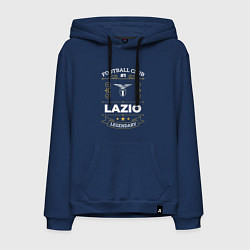 Толстовка-худи хлопковая мужская Lazio: Football Club Number 1, цвет: тёмно-синий
