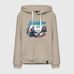 Мужская толстовка-худи Starship Troopers высадка десанта