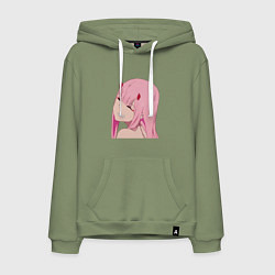 Мужская толстовка-худи Zero Two крупный план