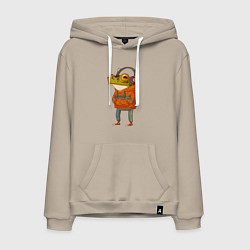 Мужская толстовка-худи Лягуха на расслабоне