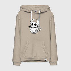 Мужская толстовка-худи Hollow Knight рыцарь в чашке