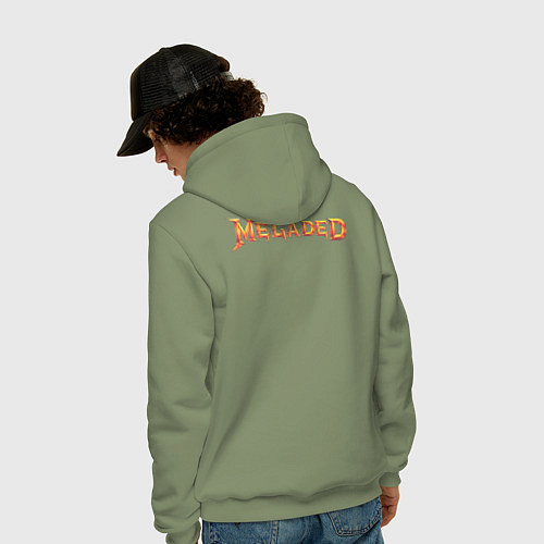 Мужская толстовка-худи MEGADED / Авокадо – фото 4