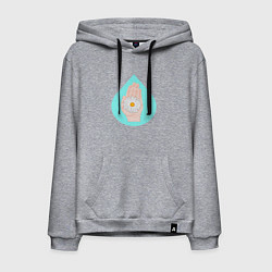 Мужская толстовка-худи Ромашка в руке