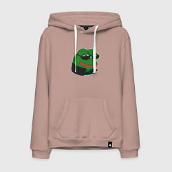 Мужская толстовка-худи Лягушонок Пепе крутой