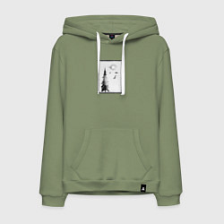 Мужская толстовка-худи Лисье путешествие