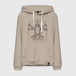 Мужская толстовка-худи Vitruvian Bender