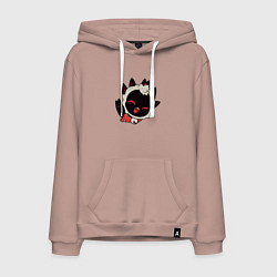 Мужская толстовка-худи Cult of the Lamb - Овечка радостно приветствует