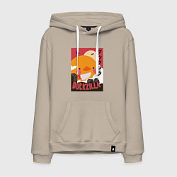 Мужская толстовка-худи Утка Годзилла