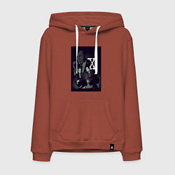 Мужская толстовка-худи X poster