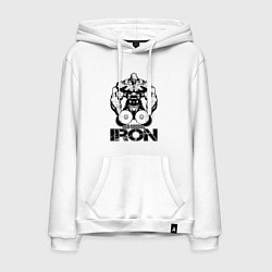 Мужская толстовка-худи Old school iron