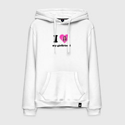Мужская толстовка-худи I love my girlfriend Lana Del Rey