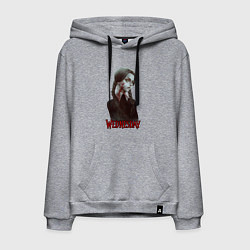 Мужская толстовка-худи Wednesday fan art
