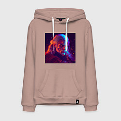 Мужская толстовка-худи Неоновый Ведьмак