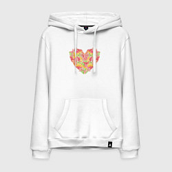 Мужская толстовка-худи Нежное сердце бабочки