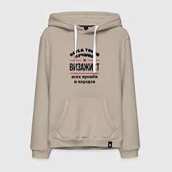 Мужская толстовка-худи Перед тобой лучший визажист - всех времён и народо