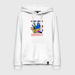 Мужская толстовка-худи Радужные друзья - монстры Роблокс