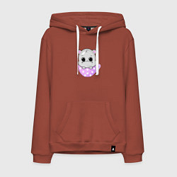 Мужская толстовка-худи Бегемот в кружке