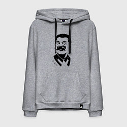 Мужская толстовка-худи Сталин чб