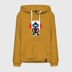 Мужская толстовка-худи Ретро робот-андроид