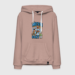 Мужская толстовка-худи Лионель Месси Аргентина 10