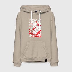 Мужская толстовка-худи Незуко комадо - клинок