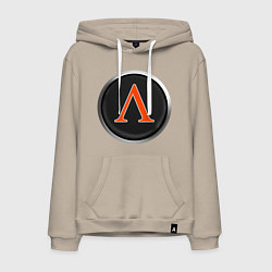 Толстовка-худи хлопковая мужская Македония Rome: Total War, цвет: миндальный