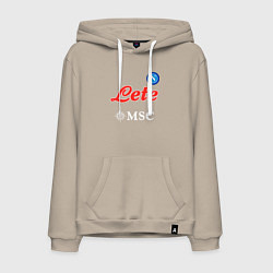 Мужская толстовка-худи Хвича Кварацхелия ФК Наполи форма домашняя