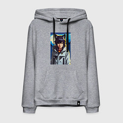 Мужская толстовка-худи Девочка-волчонок - аниме